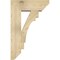 Ekena Millwork Merced Slat Rough Sawn Bracket w/ Offset Brace, Douglas Fir, 8"W x 22"D x 34"H BKT0806X22X34MRC06RDF - alternate 2